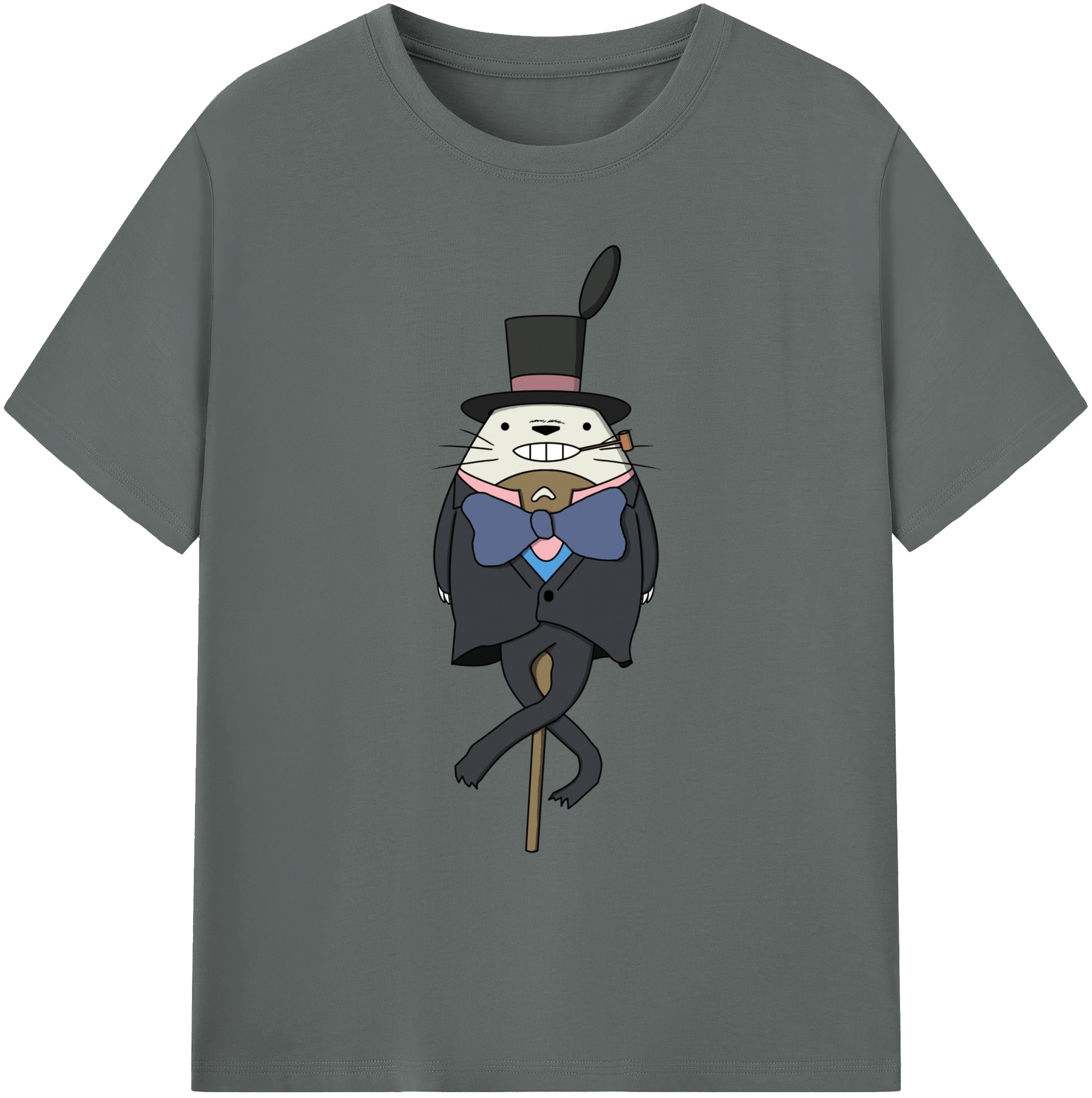（画像用） となりのトトロ 草壁メイ 草壁サツキ My Neighbor Totoro Satsuki Kusakabe Mei Kusakabe 綿100％ メンズ半袖Tシャツ｜肌触りやわらか＆通気性